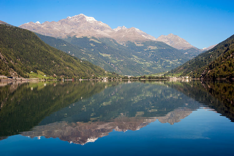 Lago Poschiavo im Puschlav