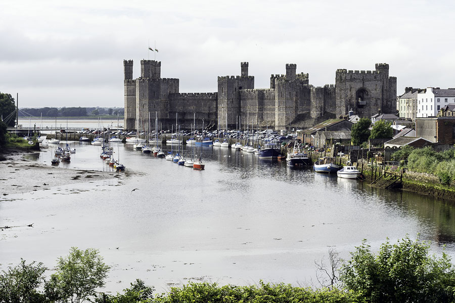 Wales - Cearnarfon - Cearnarfon Castle