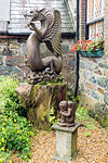 Wales - Beddgelert - Woodcraft/Drachenskulptur