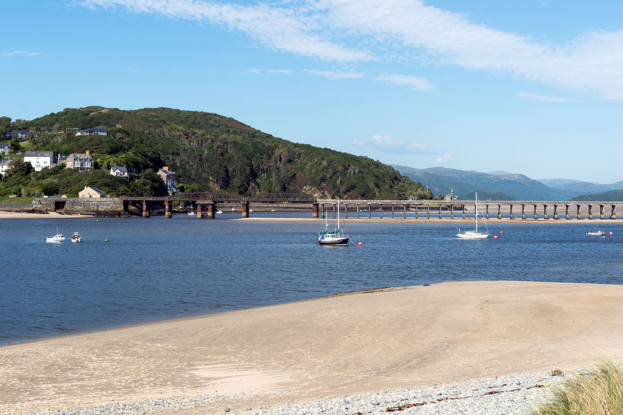 Wales - Barmouth - Avon Mawddach-Brücke