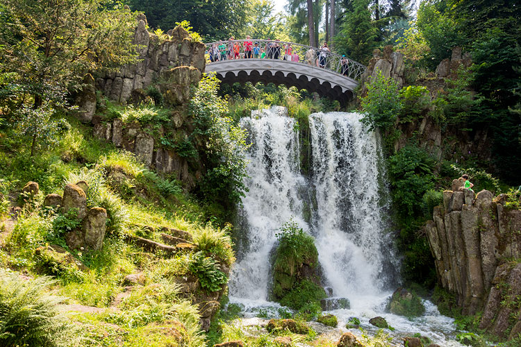 Bergpark Wilhelmshöhe in Kassel - Teufelsbrücke